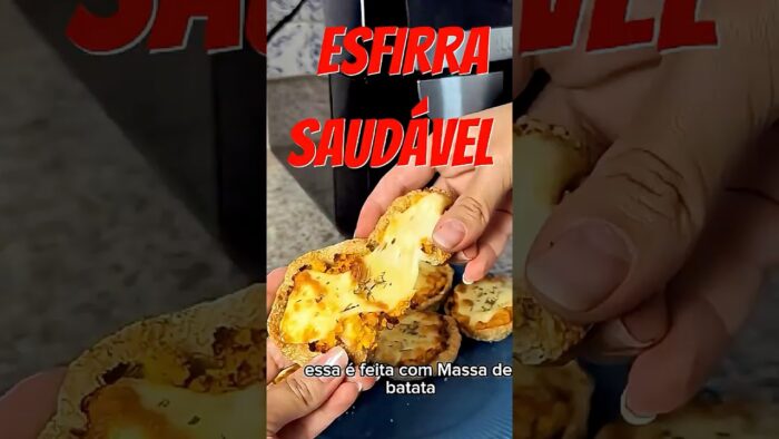 🥔✨ Esfirra Saudável: Só 2 Ingredientes na Air Fryer!