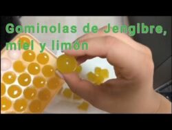 Gominola de jengibre, miel y limón en Thermomix
