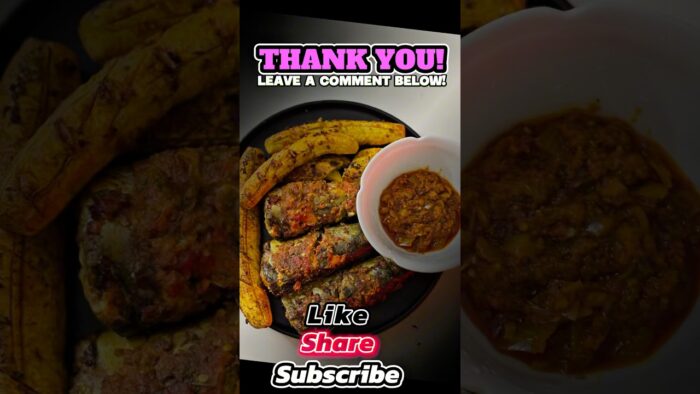 Healthy & Delicious: Roasted Plantain + Fish (Air Fryer Recipe) #shorts #creativecontentcreator