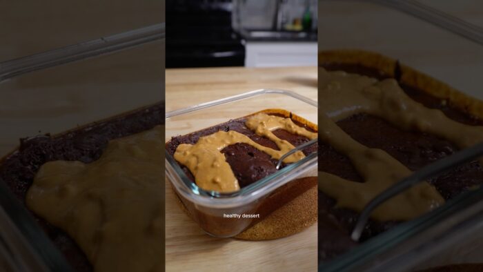 🍫Healthy Fudgy Reese’s Brownies #sugarfree #lowcarb