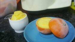 Helado de naranja thermomix