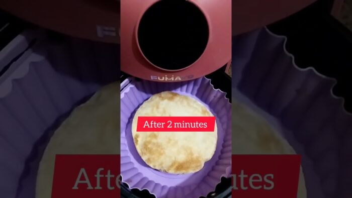 How to Make Roti in an Air Fryer. #rotimaking #roti #airfryer  #shorts #shortsfeed #youtubeshorts