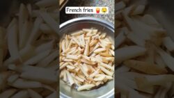 How to make french fries🍟🤤#french fries recipe  #french fry #potato #riotofdishes