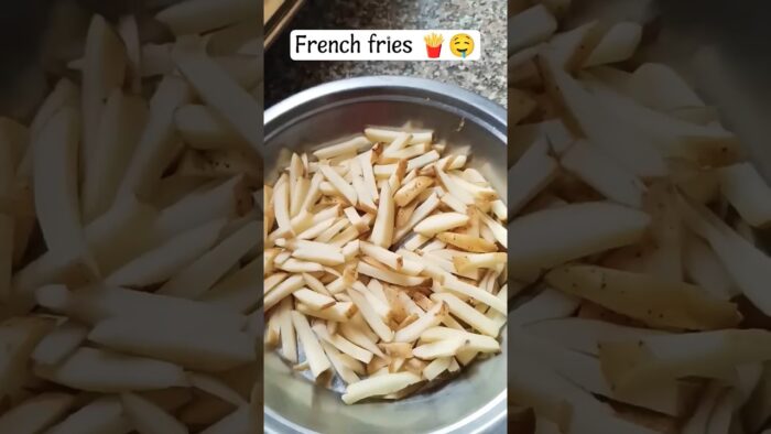 How to make french fries🍟🤤#french fries recipe  #french fry #potato #riotofdishes