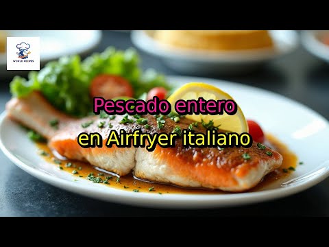 La Mejor Receta de Pescado Entero en la Airfryer al Estilo Italiano