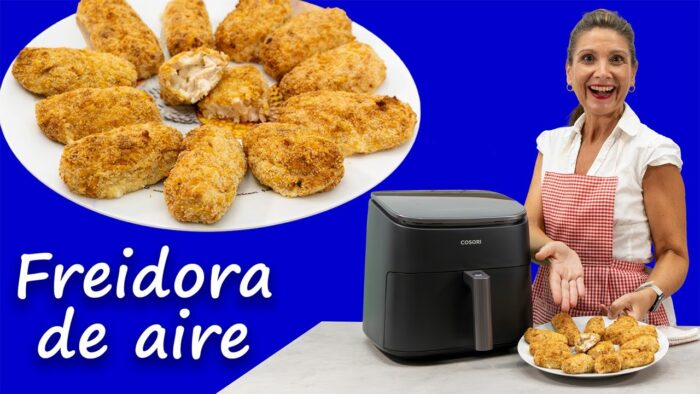 Las MEJORES CROQUETAS sin harinas en Freidora de Aire: crujientes y muy cremosas