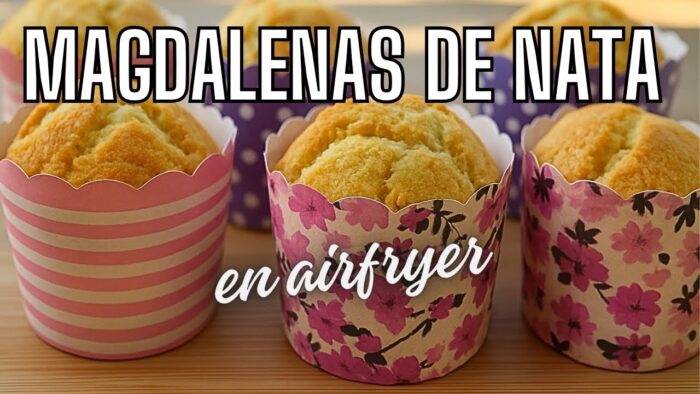 Magdalenas Caseras en Freidora de Aire: Esponjosas, Fáciles