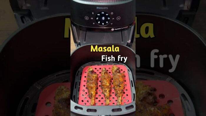 Masala Fish Fry in Air Fryer🥰 #like #viralvideos #foryou