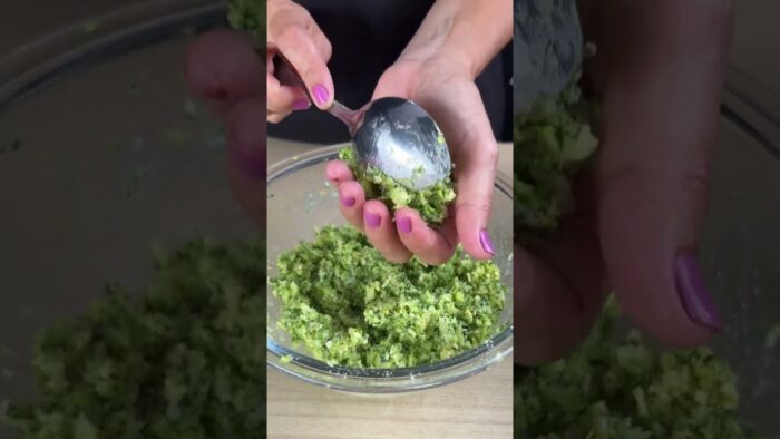 Mi amiga fitness me enseñó la receta de estas albóndigas de brócoli.