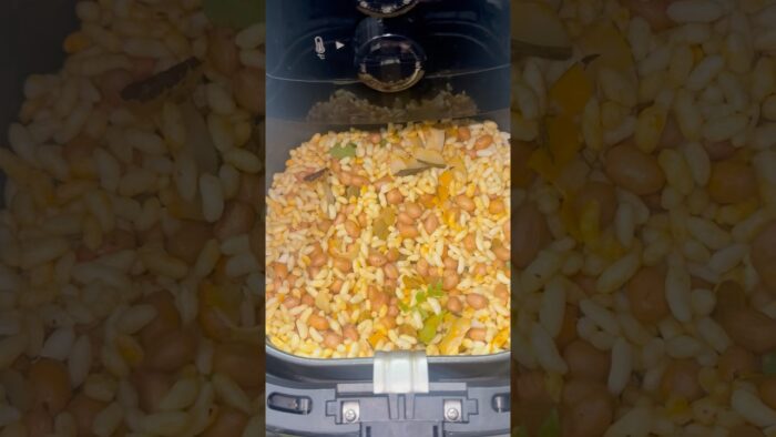 Murmura recipe in Airfryer #ytshort #10minutesrecipe #airfryerrecipes #shorts #viralvideo