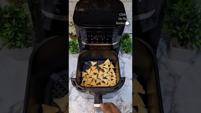Oil-Free Snack in Air Fryer | Quick 3 Minute Snack Recipe 🍿✨