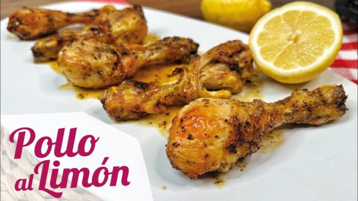 POLLO AL LIMON EN FREIDORA DE AIRE 🍗🍋 SUPER JUGOSO Y CRUJIENTE