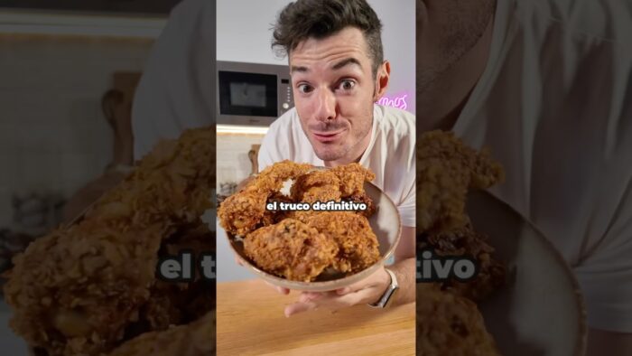 POLLO KFC 🍗 EN AIRFRYER 💨#Airfryerrecipe #KFC #Chicken #Cenas #cena