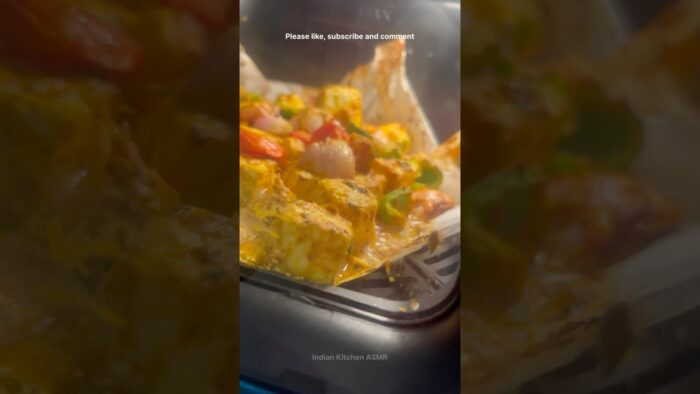 Paneer tikka recipe in air fryer #shorts #ytshorts #youtubeshorts #viral #viralshorts #viralrecipe