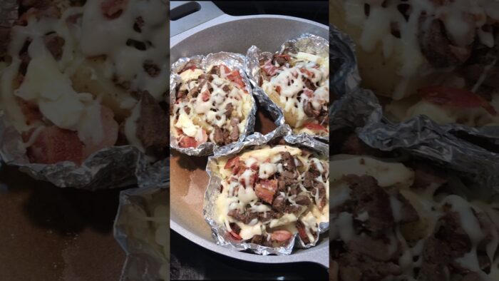 Papas rellenas con carne #paparellena #cocinemosjuntos #cocinaconamor #recetasfaciles #recetas#papa