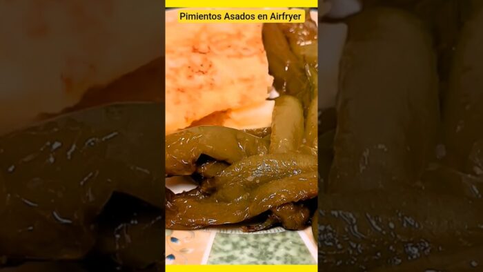 ✅ Pimientos Asados en Airfryer 🫑😋