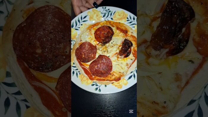 Pizza en freidora de aire #cocina #recetas #food #pizza #pizzalover #freidoradeaire #aliments