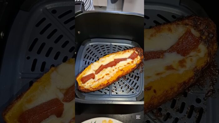 Plátano asado en freidora de aire #recetas #freidoradeaire fre#canaldecocina #comidafacil #food