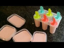 Polos de fresa y plátano#paletas #sabor frigo pie#thermomix