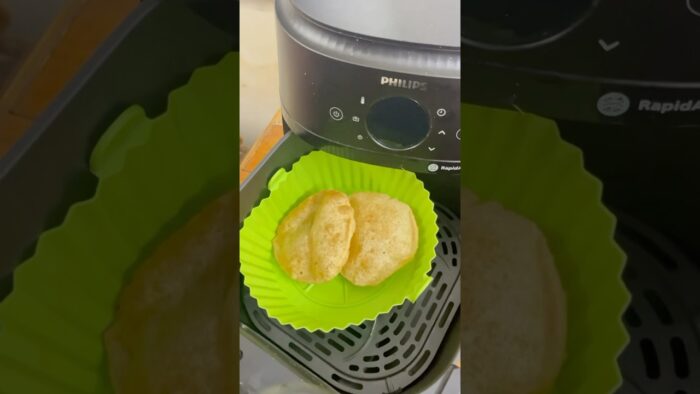 Puri In Air Fryer #trending #shorts #viral #ytshorts #airfryer #youtubeshorts #puri #recipe #food