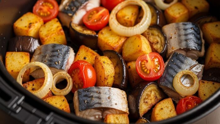 Receta de berenjena y papa en freidora de aire: cenas económicas, trucos para la cena y el almuerzo