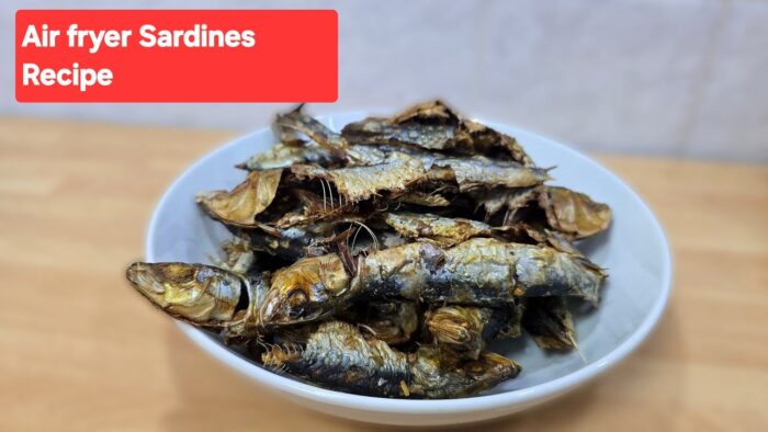 Receta de sardinas crujientes en freidora de aire | ¡Un aperitivo de pescado fácil y saludable en…