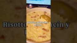 Risotto fácil con Thermomix. Receta de Risotto de calabacín y beicon con Thermomix