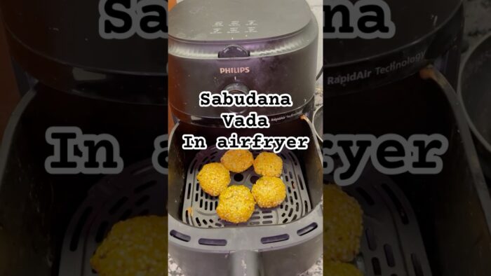 Sabudana vada banane ki recipe😱 #food #airfryer #swinkybites