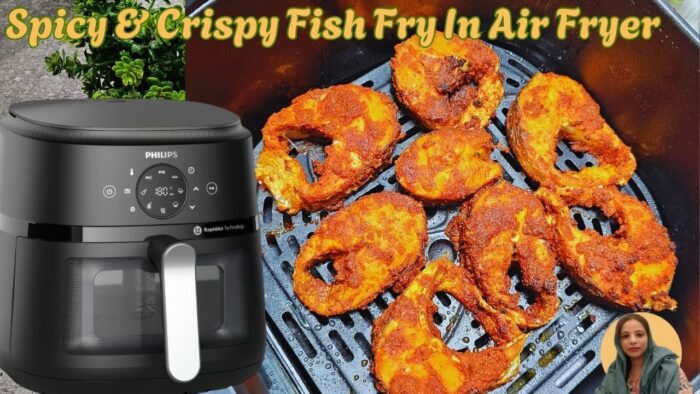 Spicy & Crispy Fish Fry In Air Fryer Recipe | Fish Fry Recipe In An Air Fryer | Air Fryer Fish Fry