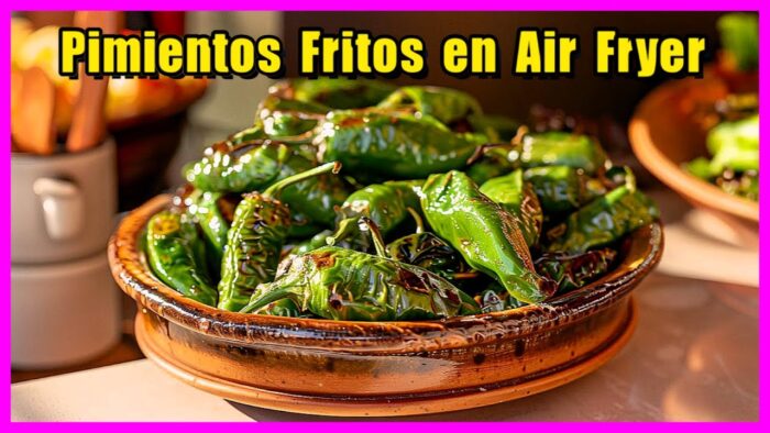 Superfácil y Quedan de Maravilla en Freidora de Aire 🫑😋