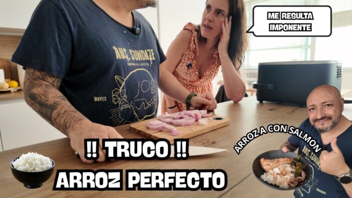 TRUCO ARROZ PERFECTO + RECETA con SALMÓN+ ME RESULTA IMPONENTE