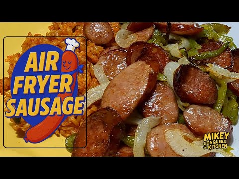This Fast Dinner Trick Will Save Your Night! Easy Air Fryer Sausage and Peppers!