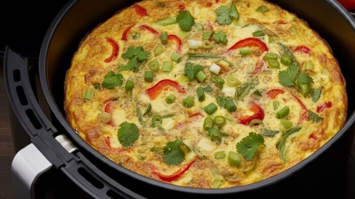 Truco para frittata en freidora de aire: Receta fácil y saludable para freidora de aire, idea par…