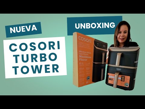👉 UNBOXING Cosori Turbo Tower Smart | Freidora de Aire Doble Cesta con APP + Primeros Pasos