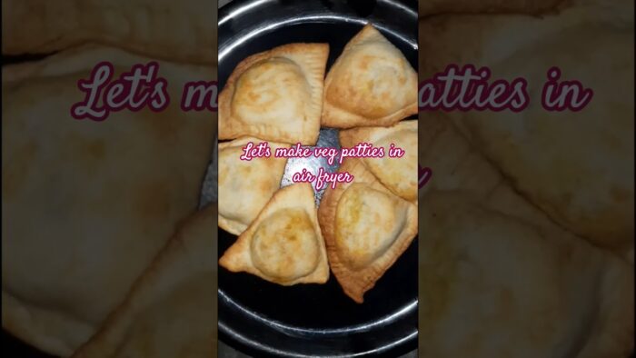 homemade veg patties recipe in air fryer 😋 || এয়ার ফ্রায়ারে বাড়িতে তৈরি সহজ ভেজ পেটিস রেসিপি ||