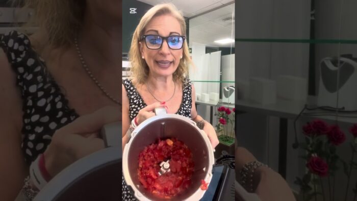 #yococinoenthermomix Mermelada de tomate en thermomix