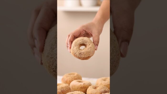 ¡Donas instantáneas! ¡Sin levadura, sin azúcares refinados, sin freír! Receta para freidora de ai…