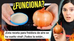 ¡Hice la receta para freidora de aire viral con 11M de vistas *¿FUNCIONA DE VERDAD?*