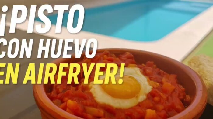 🥘 ¡Mi Pisto en Freidora de Aire con Huevo! SIN SARTÉN y con MUCHO SABOR 🔥 ¡Tienes que probarlo!