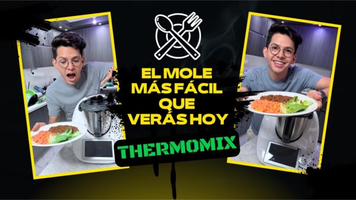 ¿Mole en minutos y sin ensuciar? 👀 La Thermomix lo hace por mí 🤯