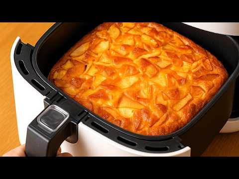 5-Minute Japanese Apple Cake in the Air Fryer | Simple & Delicious!