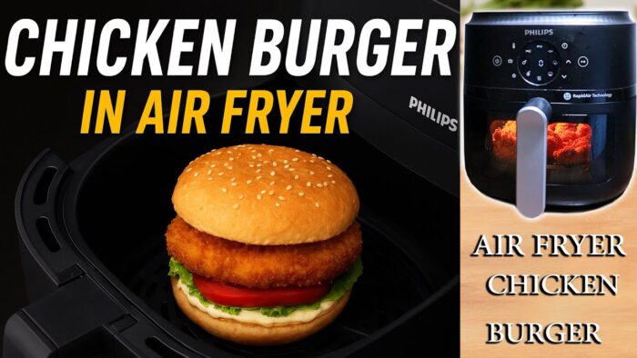 Air Fryer Chicken Burger 🍔 | Easy Homemade Recipe