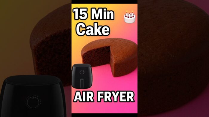 Air Fryer Chocolate Cake | Easy & Quick 15 Min Recipe 🍰 #shorts