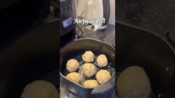Air Fryer Dal Baati Recipe | एयर फ्रायर मध्ये राजस्थानी बाटी | Crispy & Healthy Bati