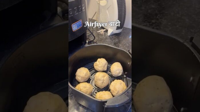 Air Fryer Dal Baati Recipe | एयर फ्रायर मध्ये राजस्थानी बाटी | Crispy & Healthy Bati