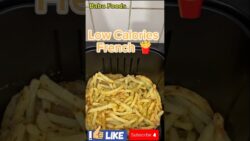 Air Fryer French Fries Recipe | Oil Free Crispy Fries |low Calories Fries by Babu Foods #frenchfries