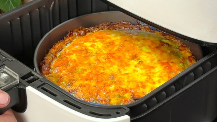 Air Fryer No-dough Quiche that drives everyone crazy!