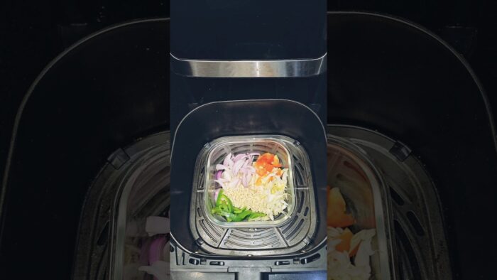 Air Fryer One Pot Maggi – Super Easy Recipe #airfryermeggi #recipe #food #reels #cooking #shortvideo