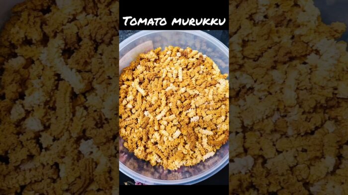 Airfryer Tomato Murukku Recipe | No Oil Frying | Easy Evening Snack|  എയർഫ്രയർ ടോമാറ്റോ മുറുക്ക്