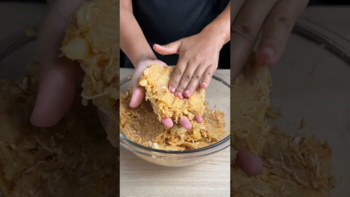 Aprende a preparar un delicioso kibbeh de pollo en la freidora de aire.